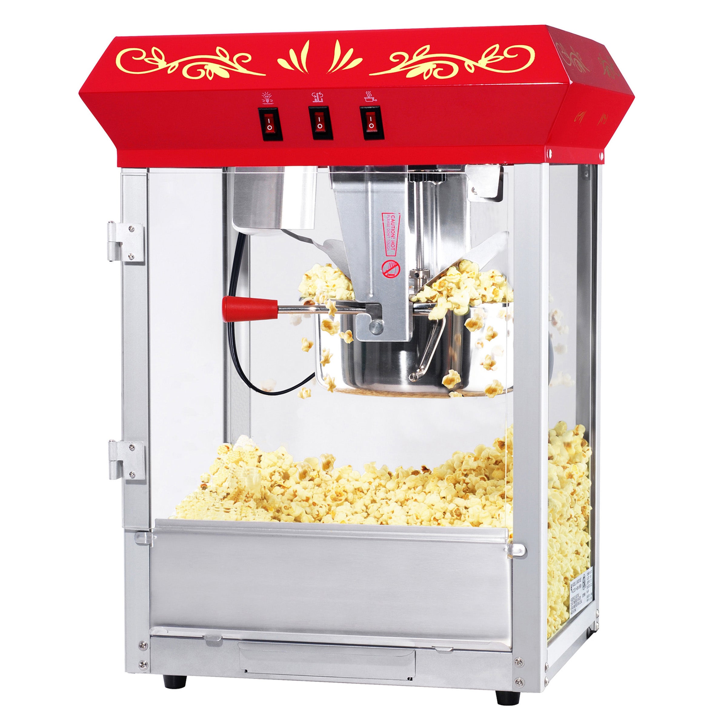 Foundation Countertop Popcorn Machine with 8 Ounce Kettle