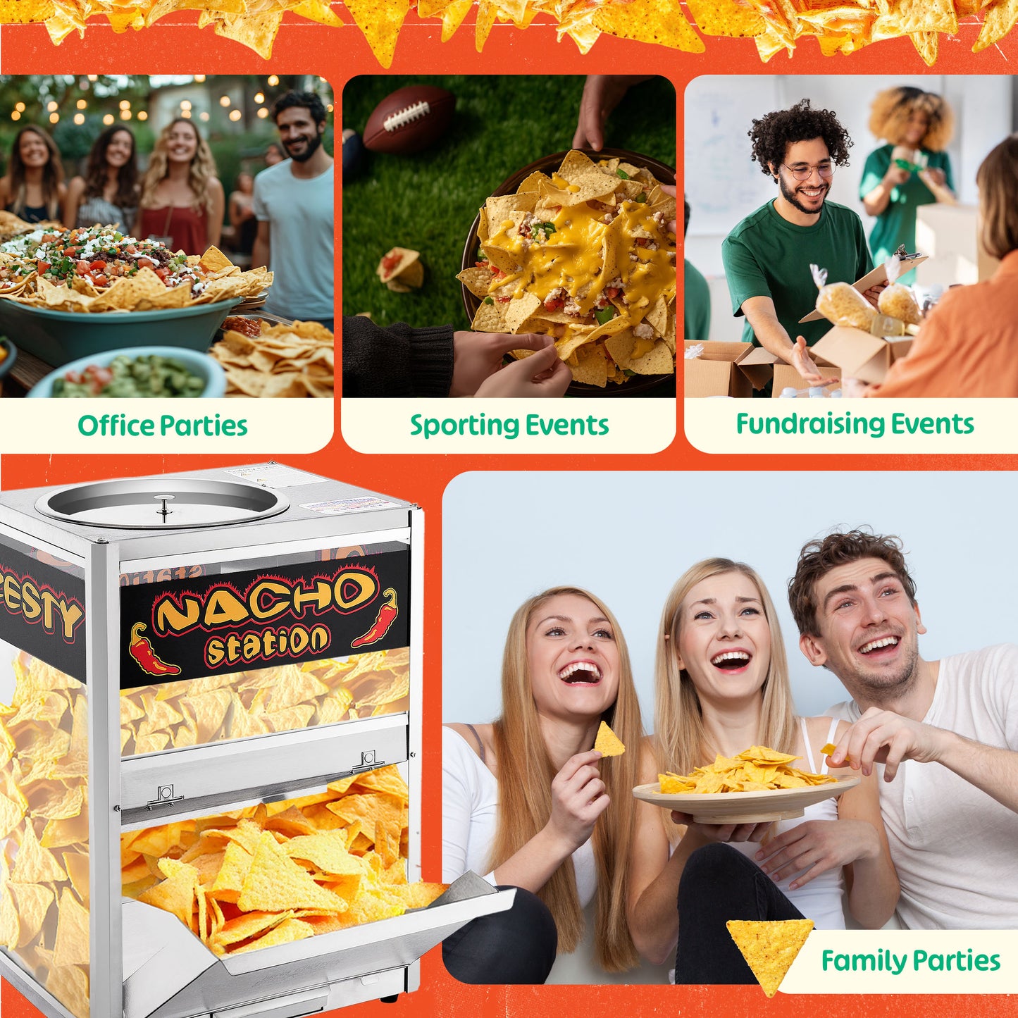 Great Northern Popcorn Nacho Machine Food Warmer