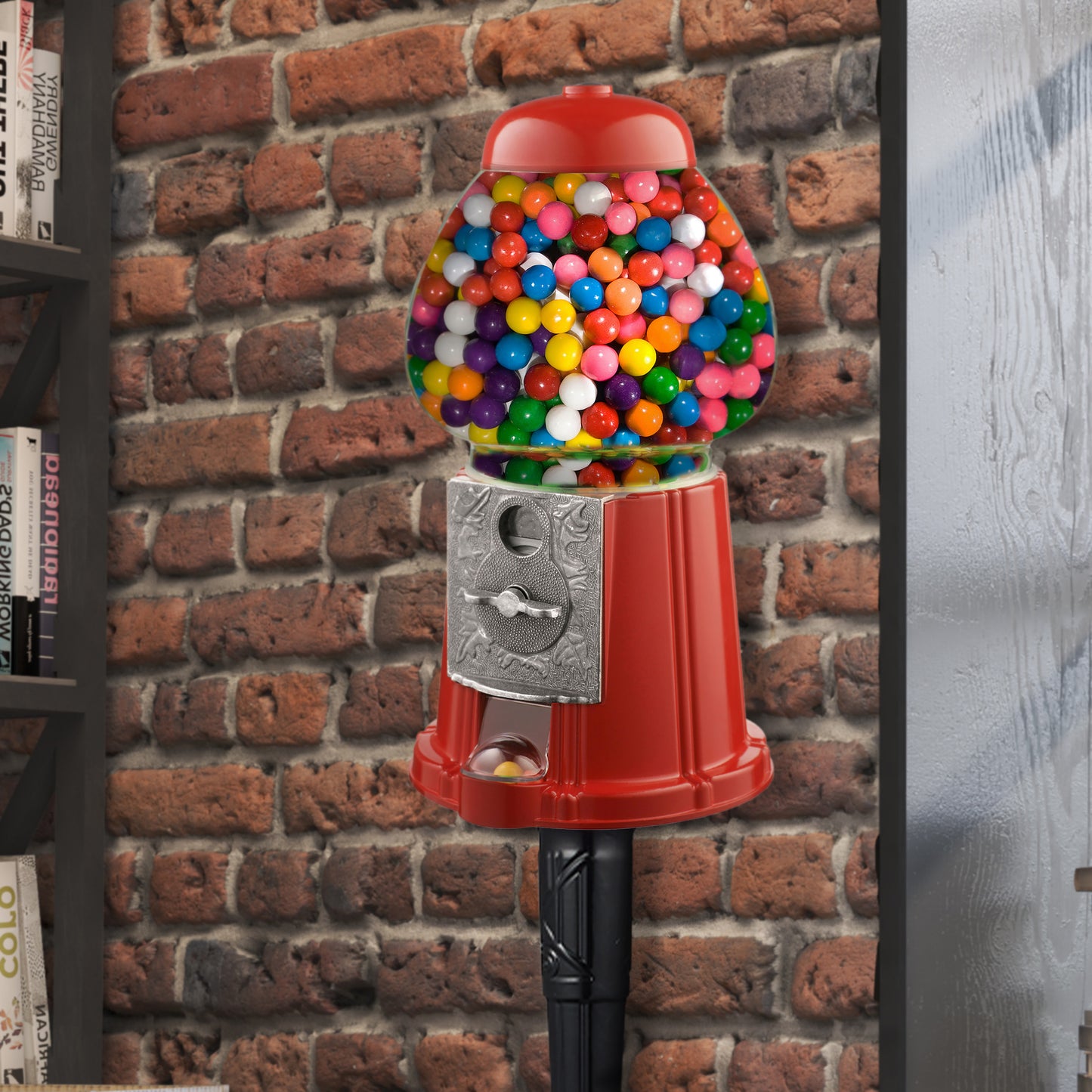 Great Northern Popcorn 15in Gumball Machine, Red