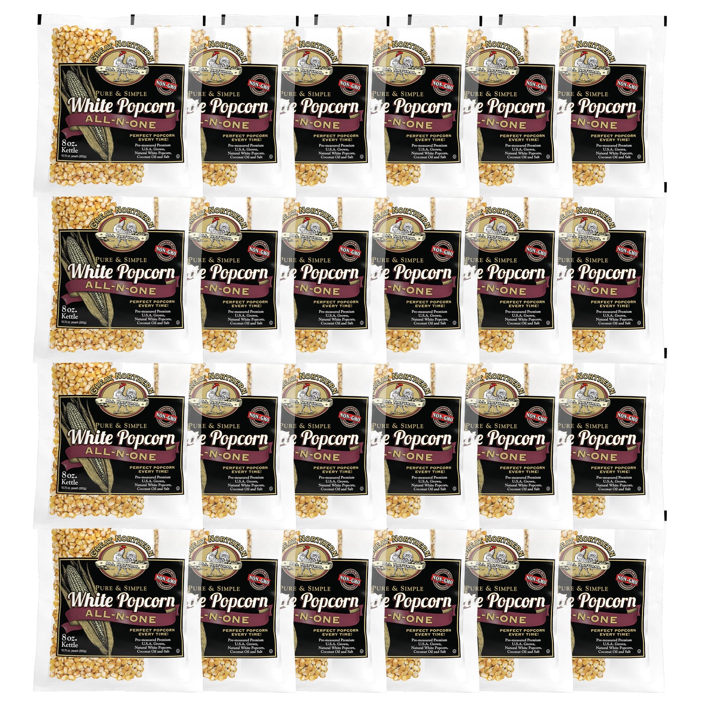 Great Northern Popcorn 8oz Popcorn Kernel 24-Pack