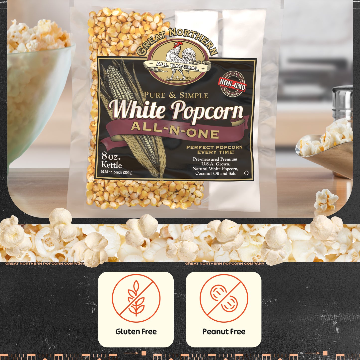 Great Northern Popcorn 8oz Popcorn Kernel 5-Pack
