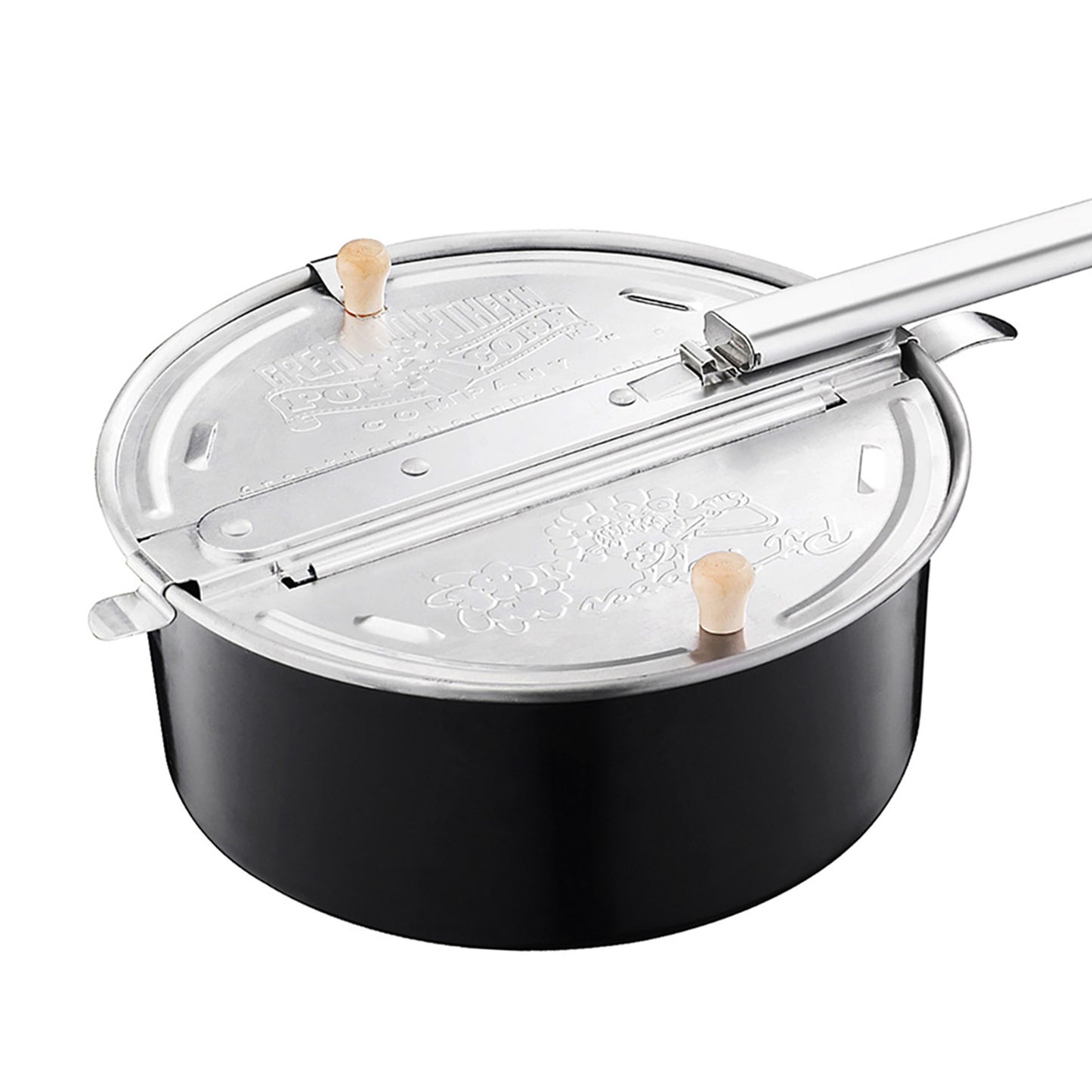 Great Northern Popcorn Campfire Popper, Black