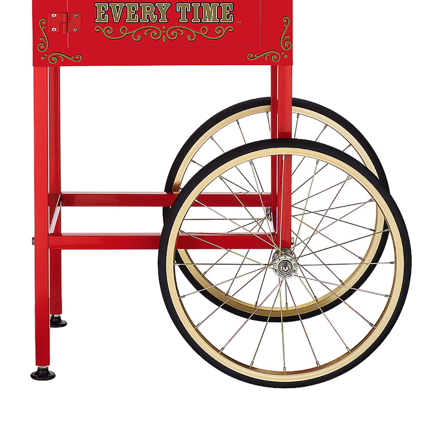 Great Northern Popcorn 10oz Machine with Cart, Red