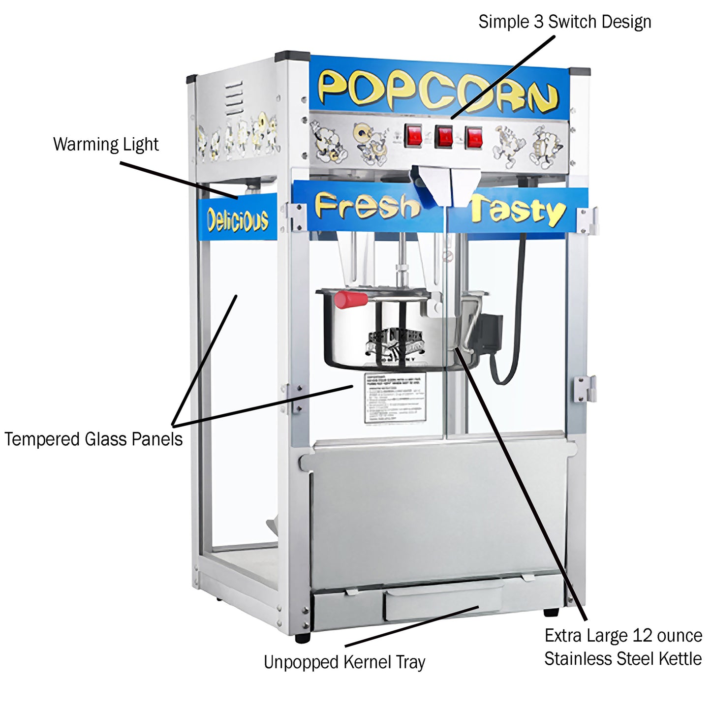 Great Northern Popcorn Pop Heaven Popcorn Machine