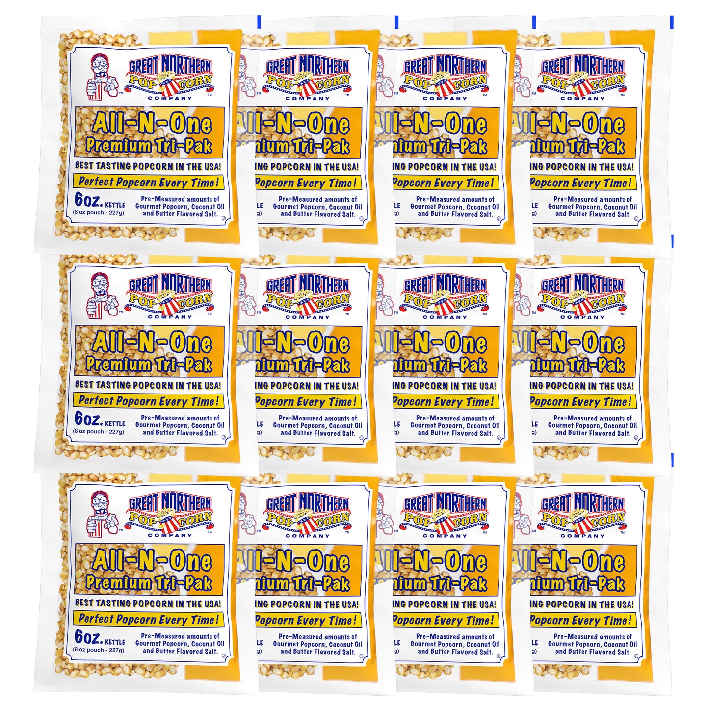 Great Northern Popcorn Case of 12 Popcorn Packs