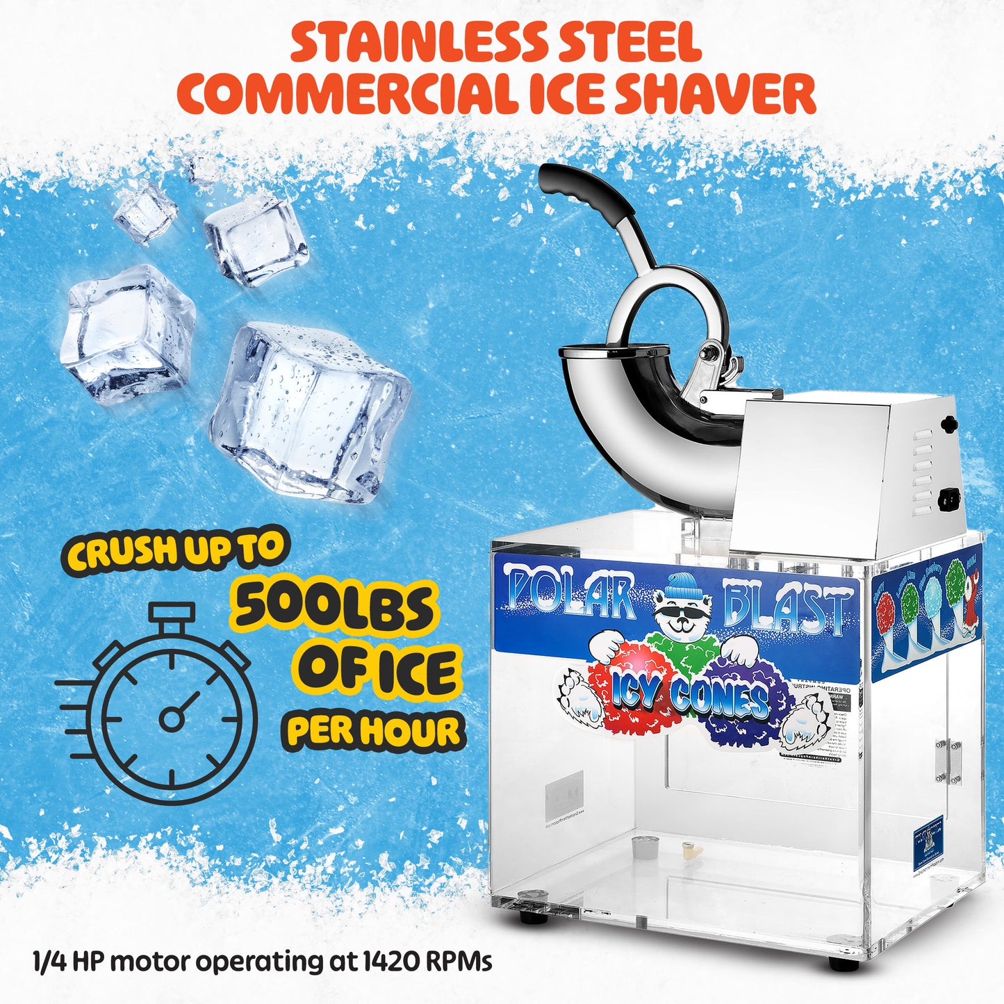 Great Northern Popcorn Polar Blast Snow Cone Maker