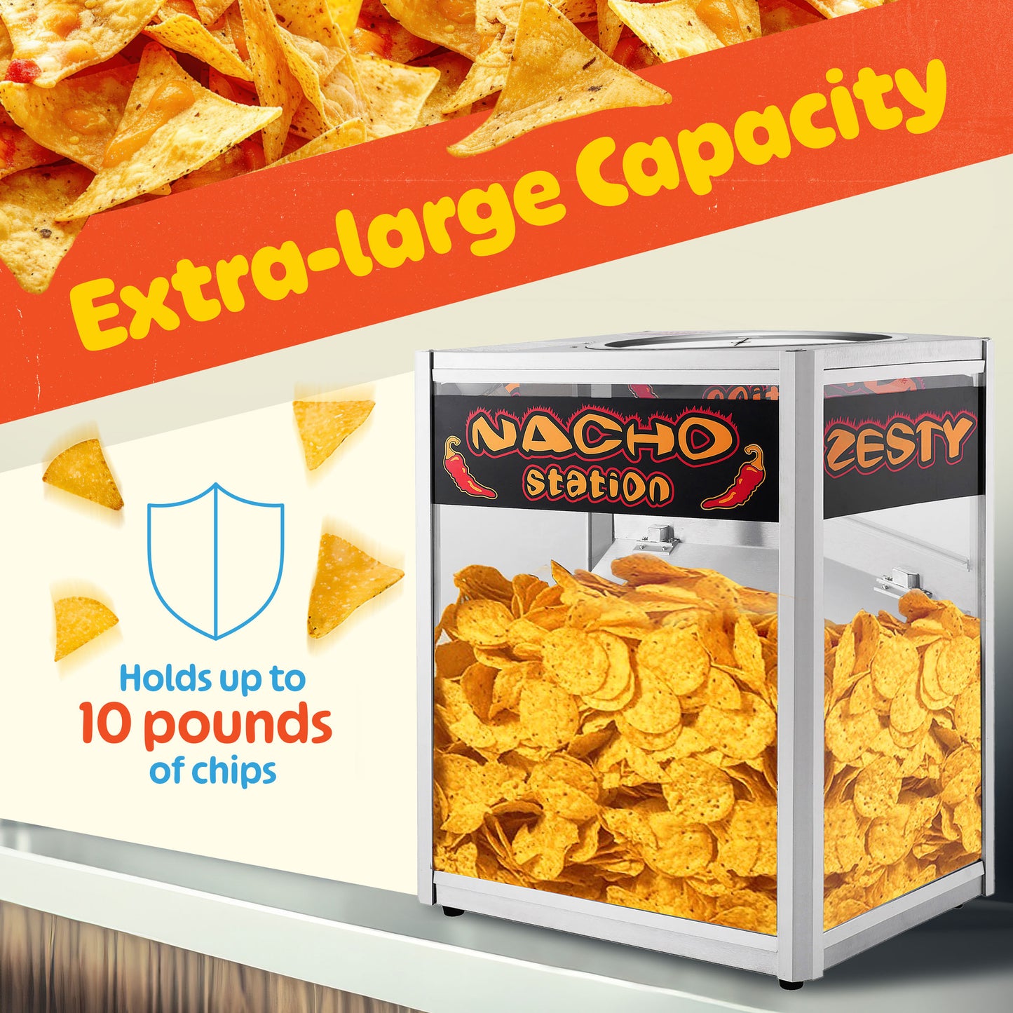 Great Northern Popcorn Nacho Machine Food Warmer