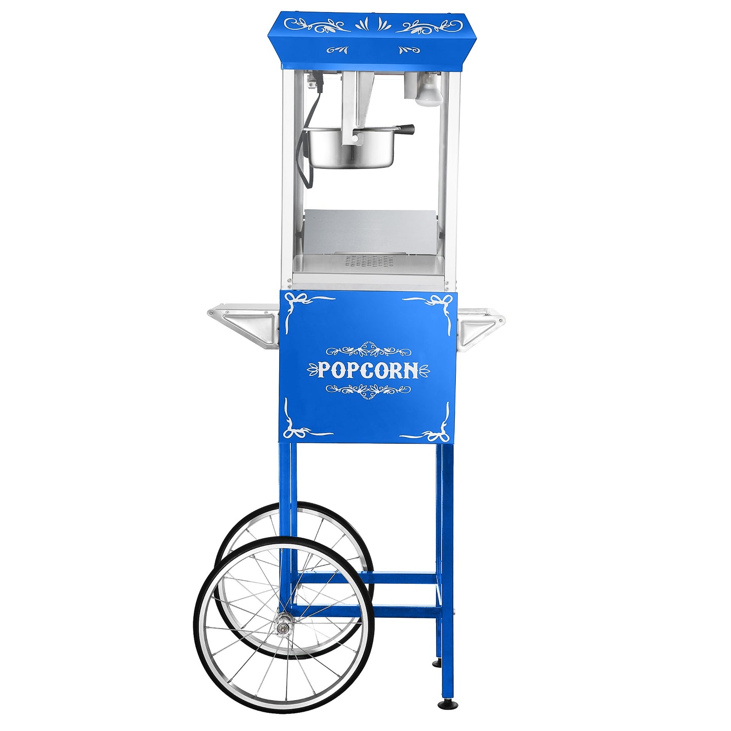 Great Northern Popcorn 8oz Popper with Cart, Blue