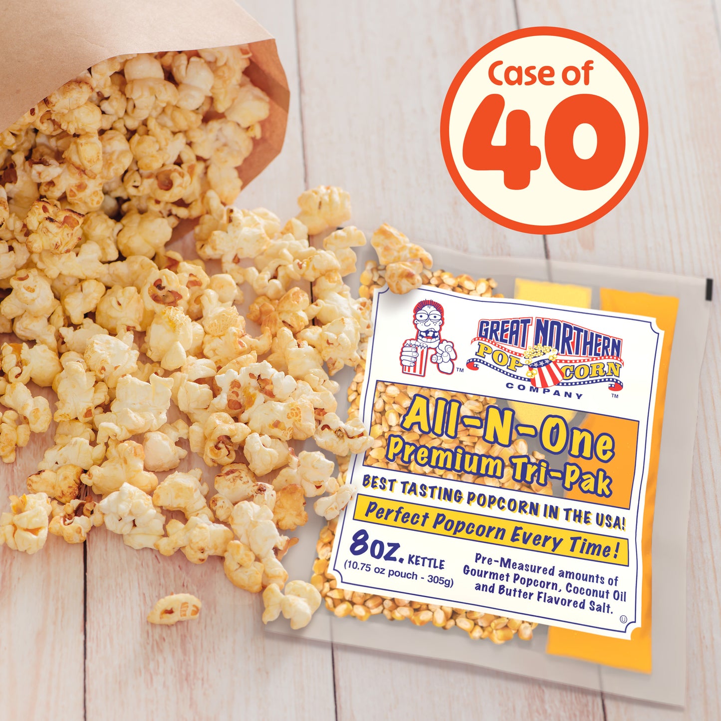 Great Northern Popcorn 40-Count Popcorn Packs