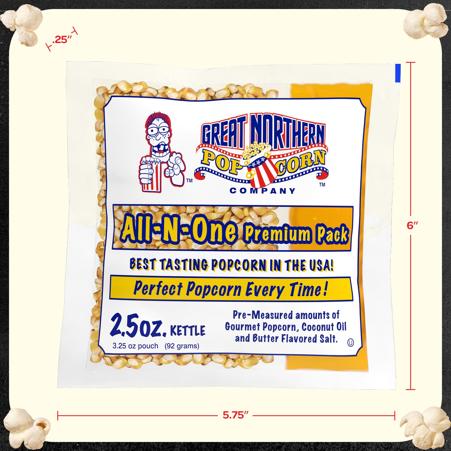 Great Northern Popcorn 12-Count Popcorn Packs