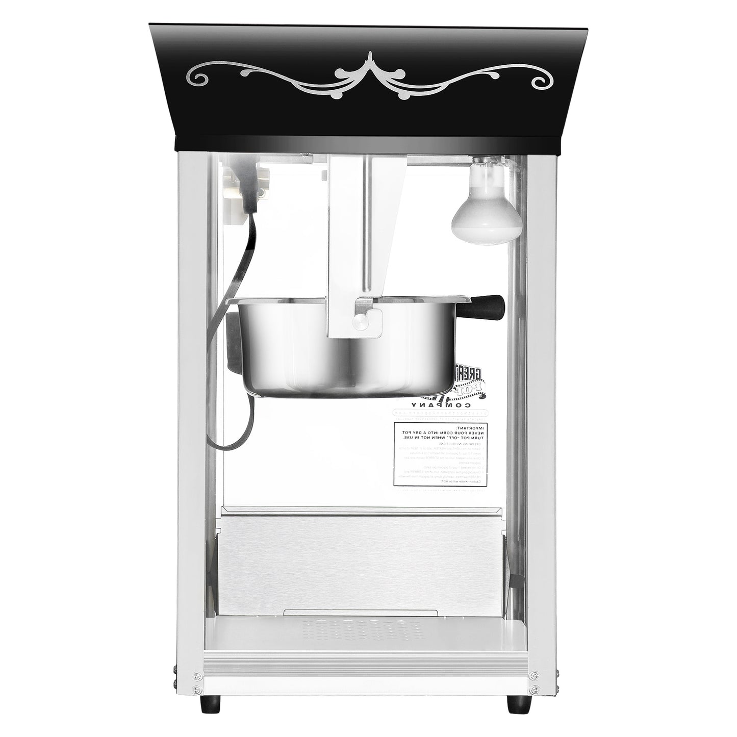 Great Northern Popcorn 8oz Matinee Popper, Black