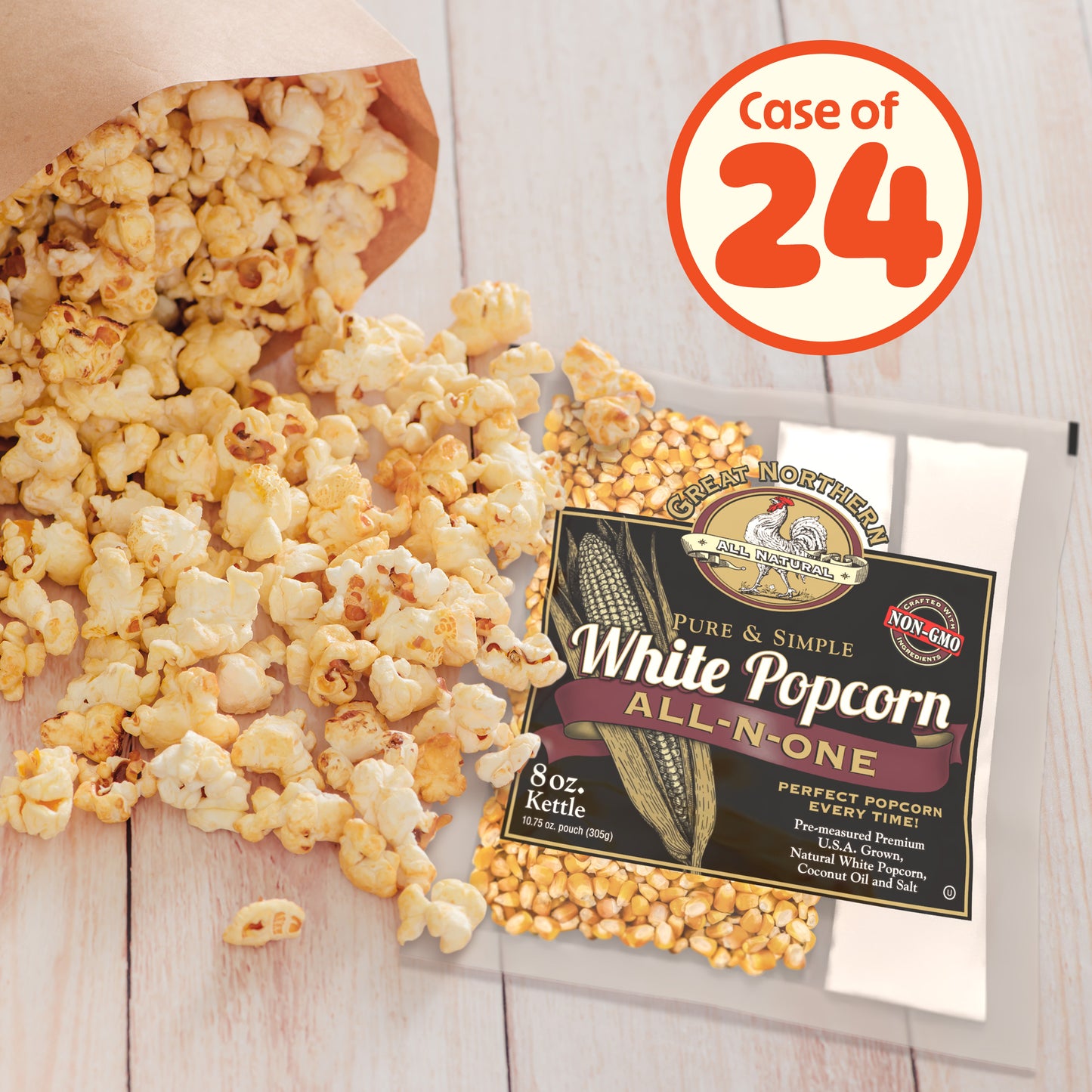 Great Northern Popcorn 8oz Popcorn Kernel 5-Pack