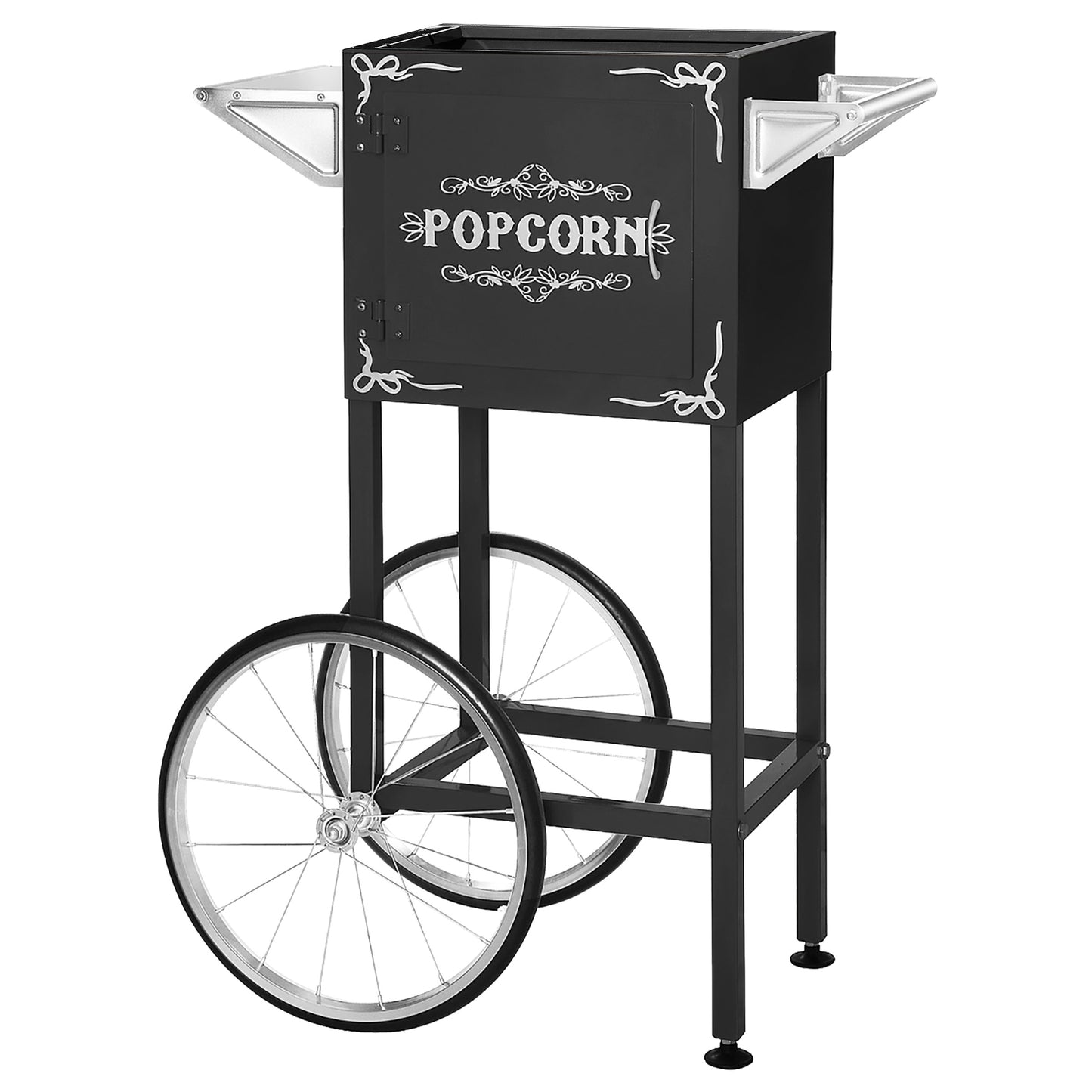 Great Northern Popcorn 8oz Popper with Cart, Black