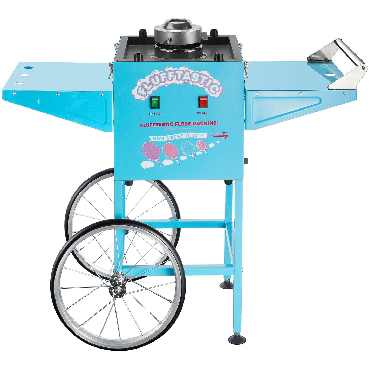 Great Northern Popcorn Cotton Candy Cart, Blue