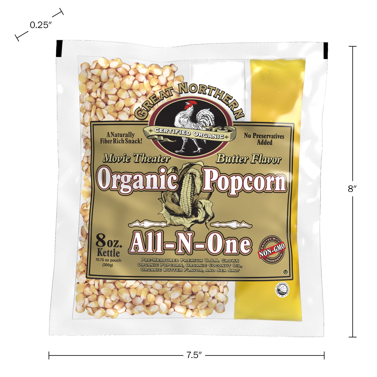 Great Northern Popcorn 18-Pack Popcorn Kernels