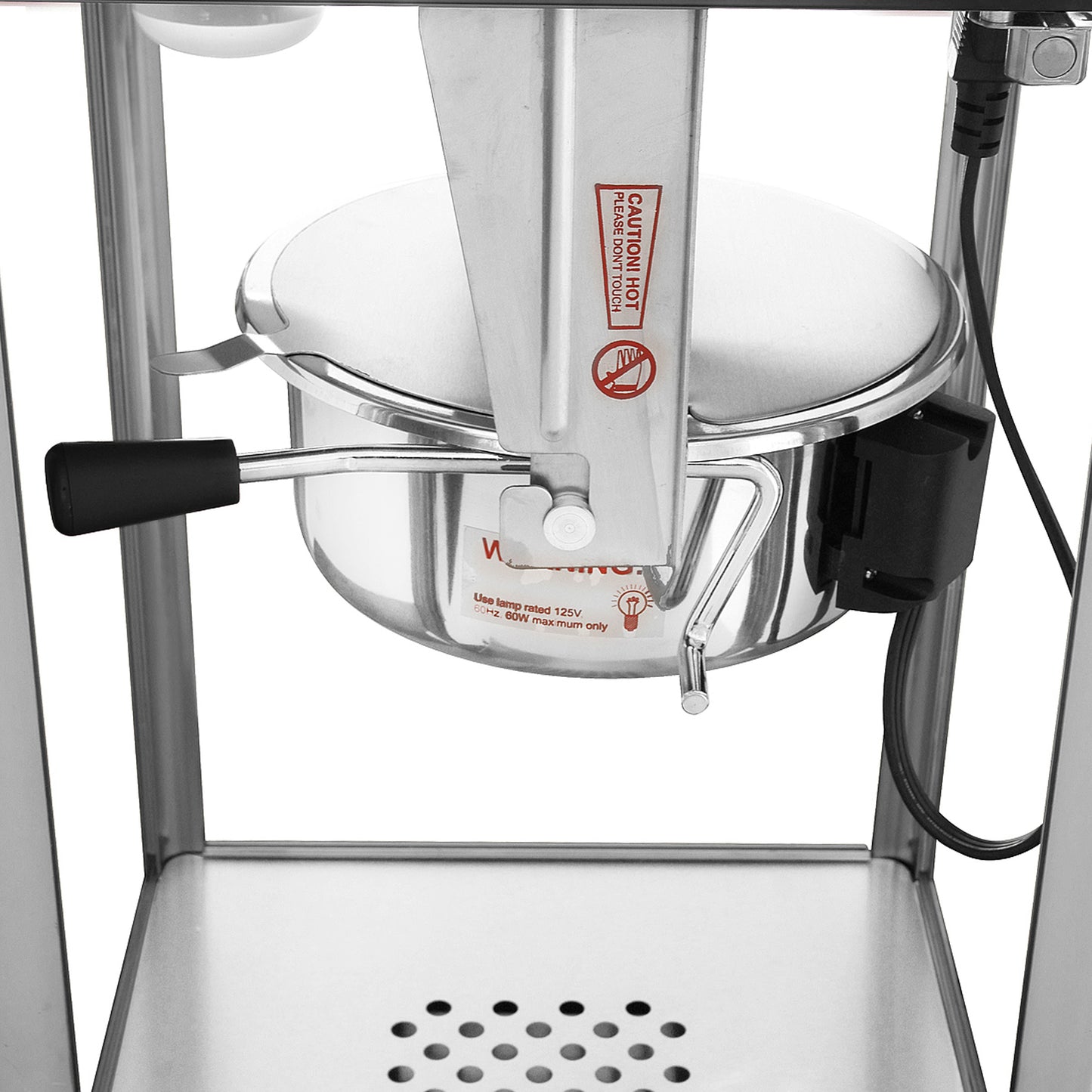 Great Northern Popcorn 8oz Popper with Cart, Black