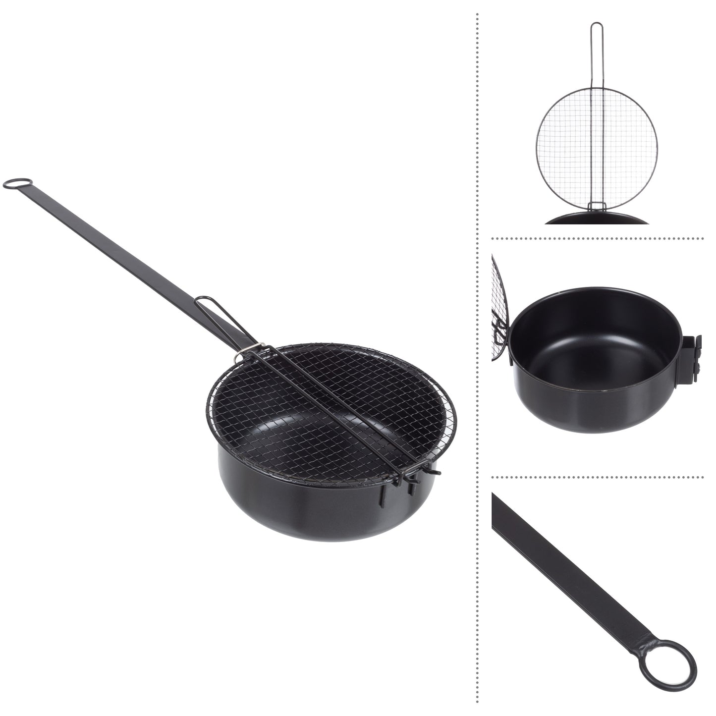 Great Northern Popcorn Campfire Popper, Black