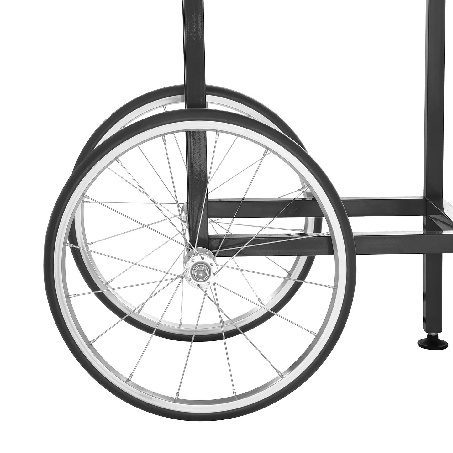 Great Northern Popcorn 8oz Popper with Cart, Black