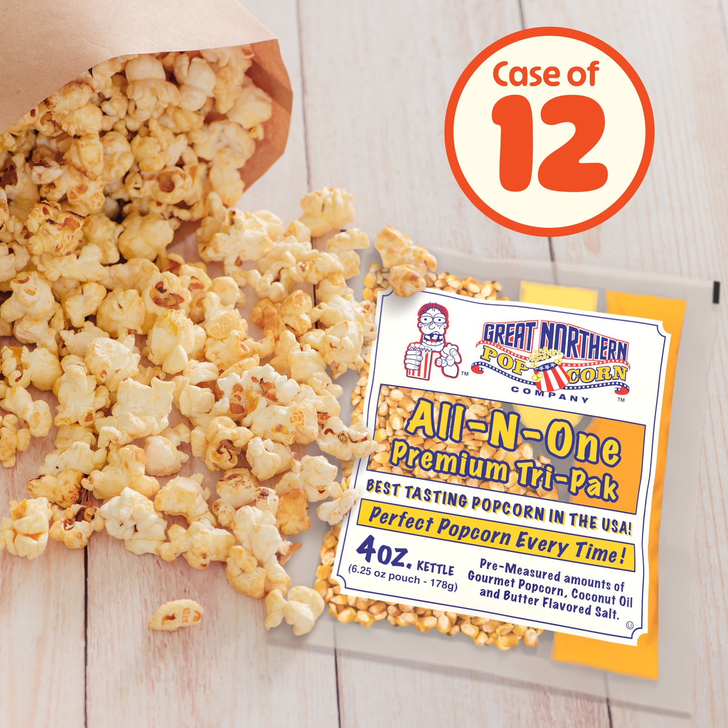 Great Northern Popcorn 12-Pack Popcorn Kernels