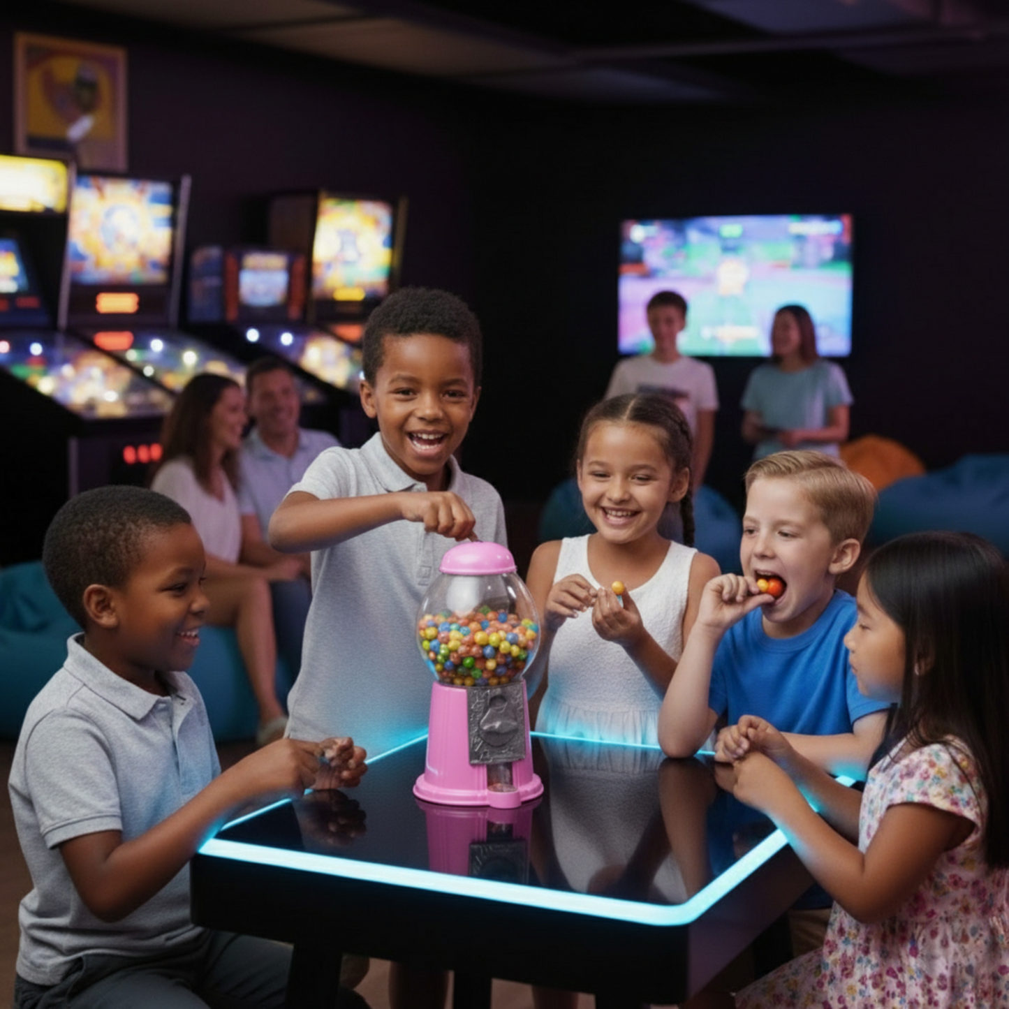 Great Northern Popcorn Mini Gumball Machine, Pink