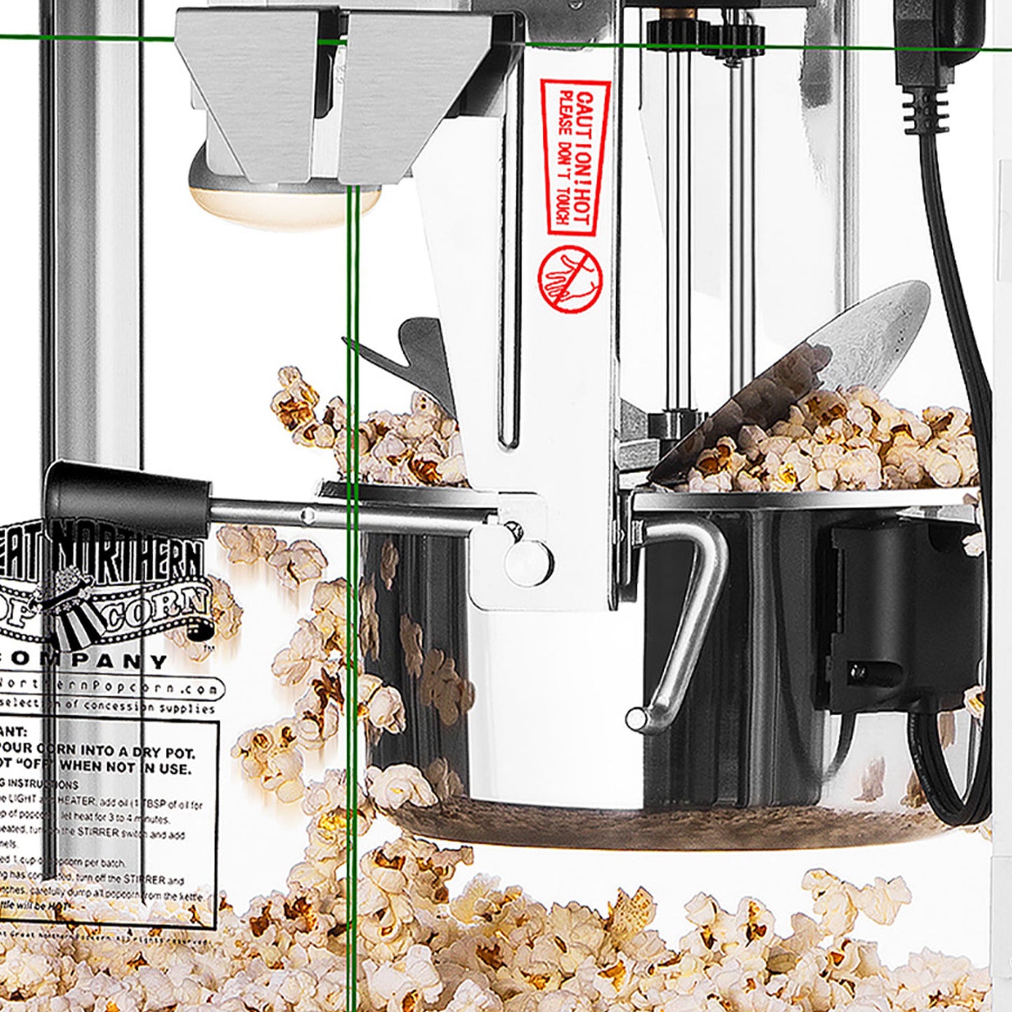 Great Northern Popcorn 10oz Popcorn Machine, Black