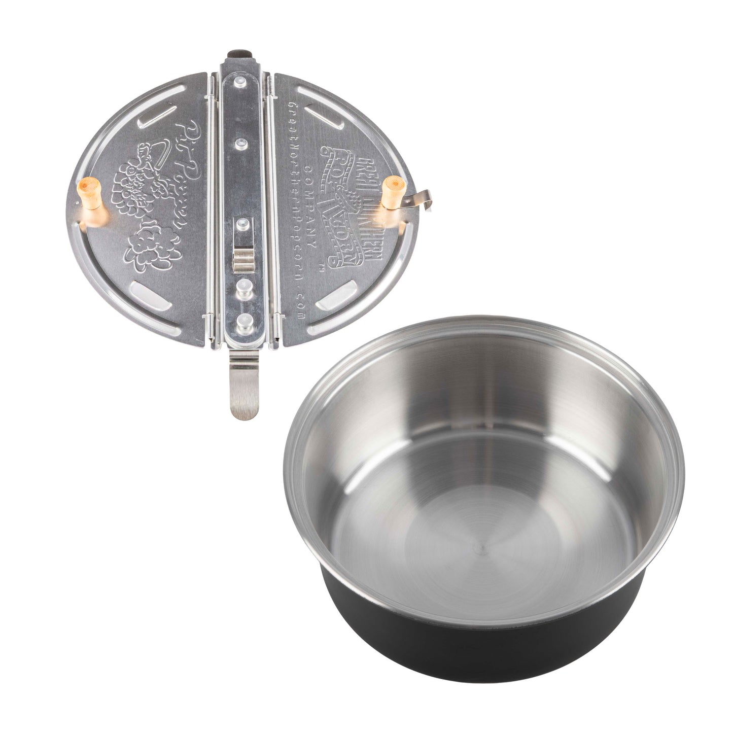 Great Northern Popcorn Campfire Popper, Black