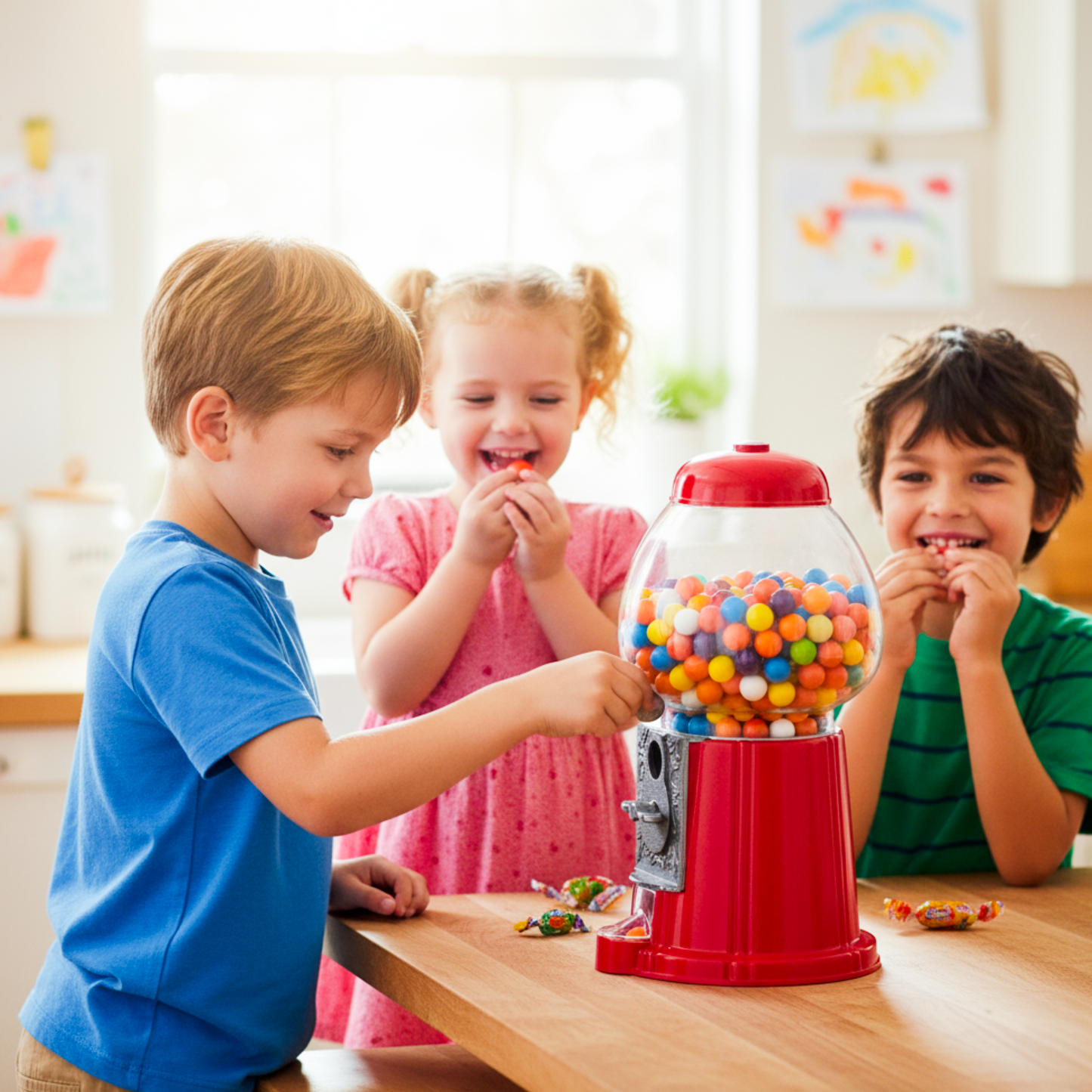 Great Northern Popcorn Mini Gumball Machine, Red
