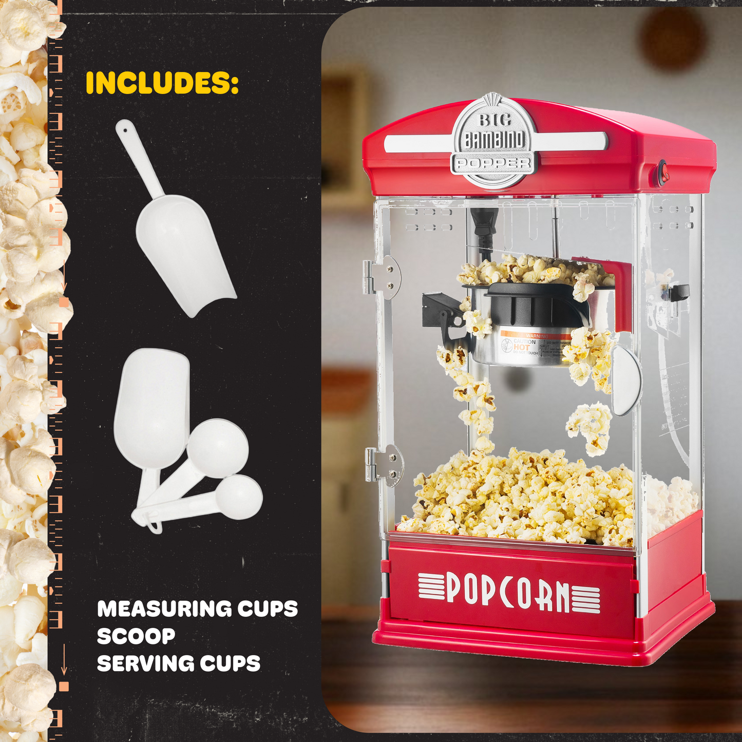 Great Northern Popcorn Big Bambino Popcorn Machine