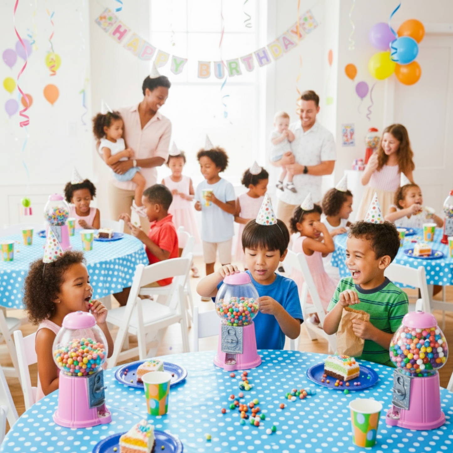 Great Northern Popcorn Mini Gumball Machine, Pink