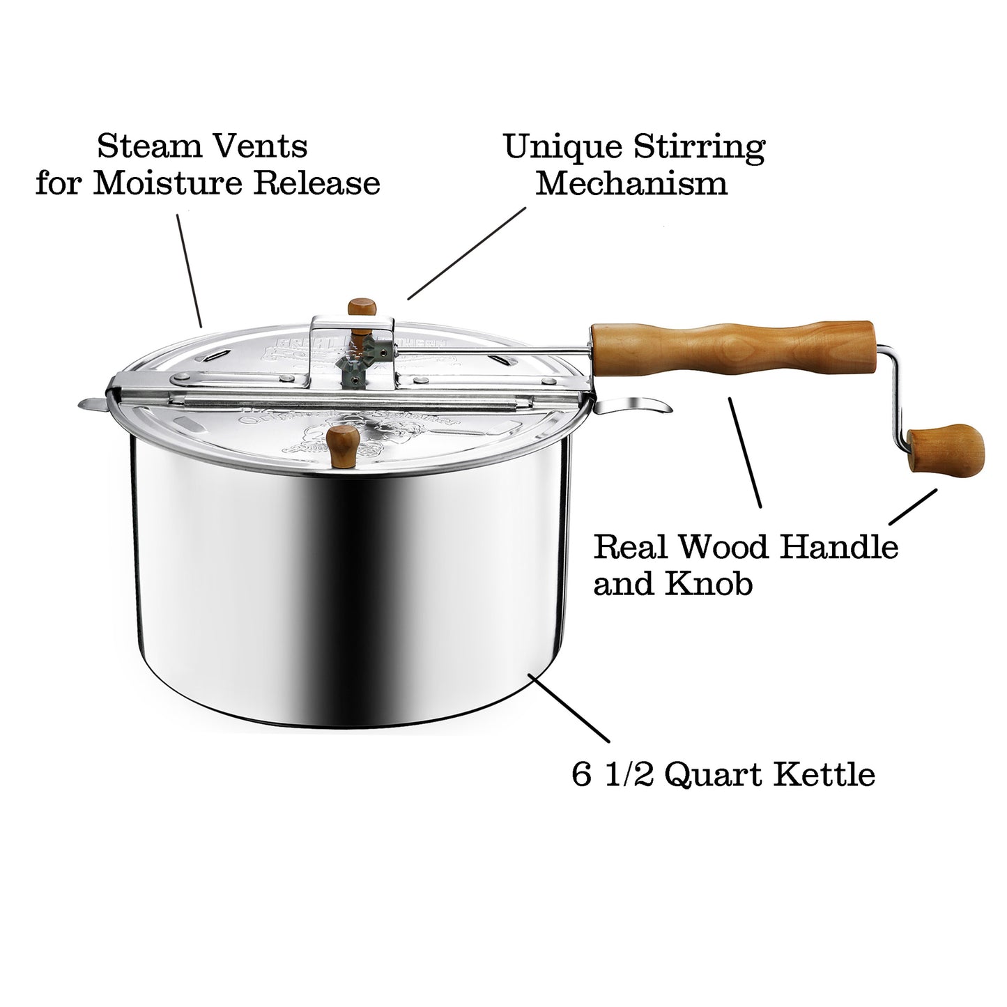Great Northern Popcorn Stovetop Popcorn Maker Set