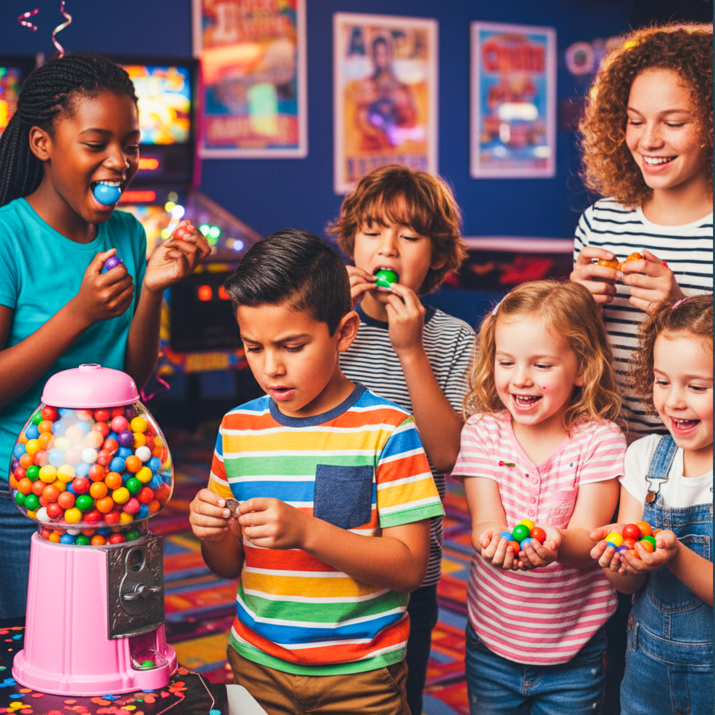 Great Northern Popcorn Mini Gumball Machine, Pink