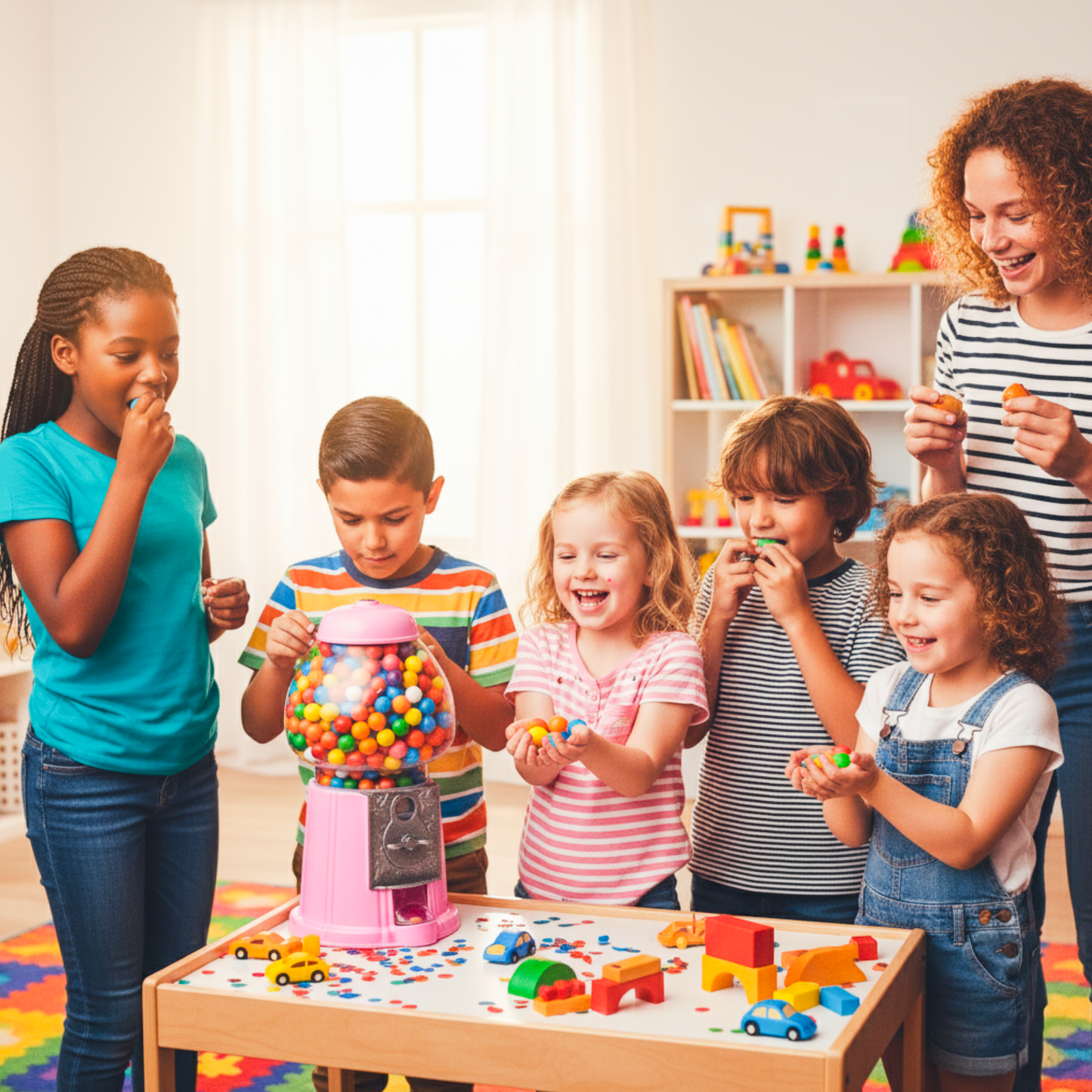 Great Northern Popcorn Mini Gumball Machine, Pink