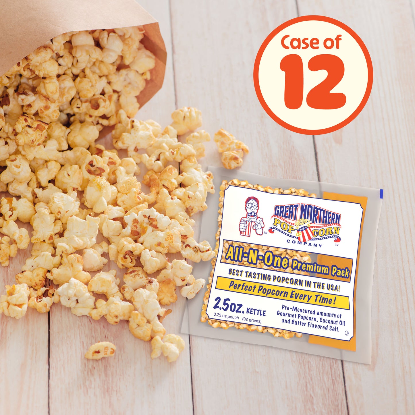 Great Northern Popcorn 12-Count Popcorn Packs