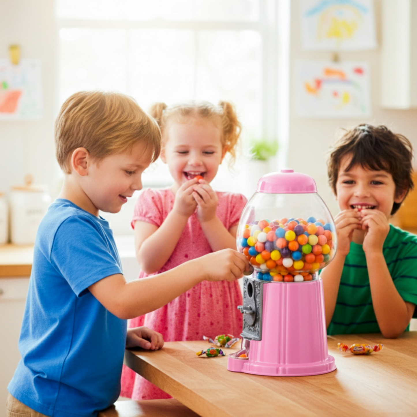 Great Northern Popcorn Mini Gumball Machine, Pink