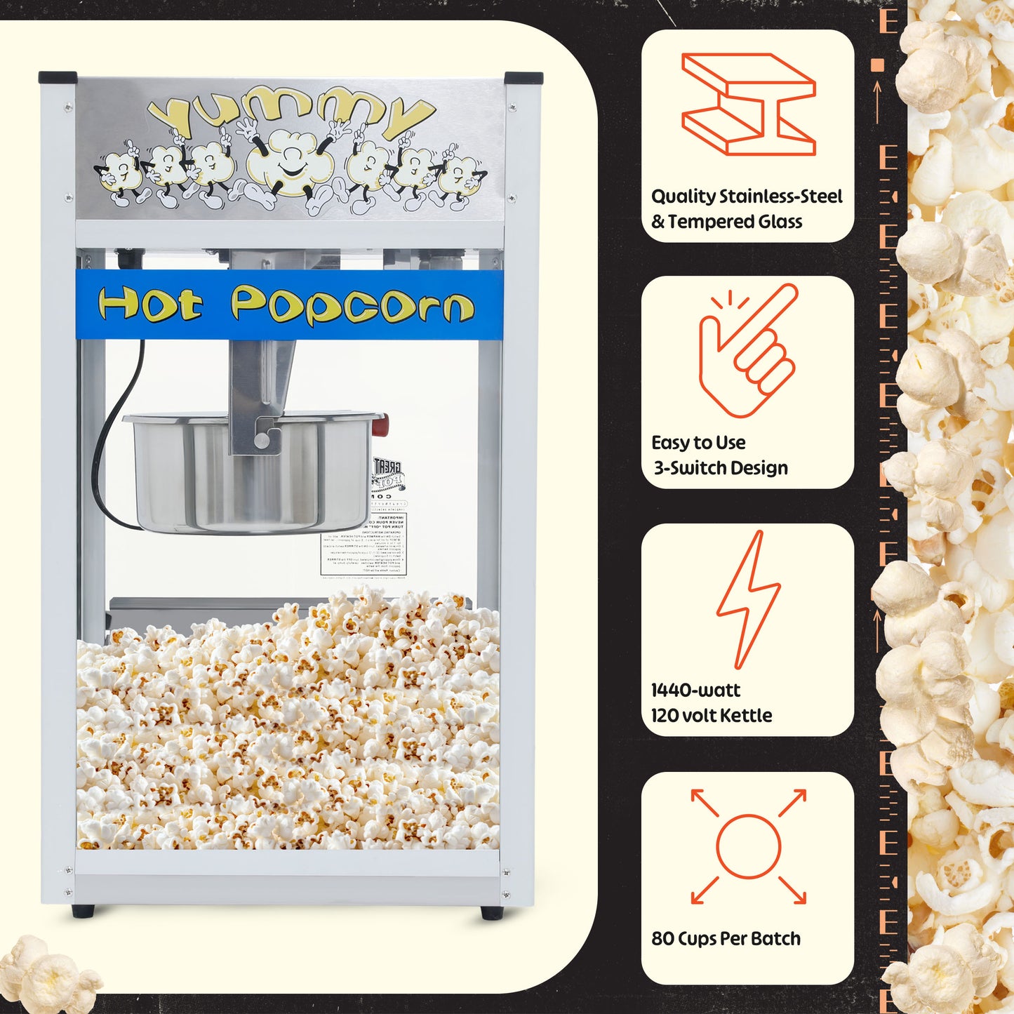 Great Northern Popcorn Pop Heaven Popcorn Machine