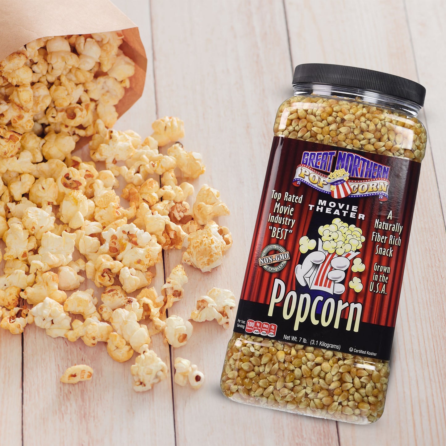 Great Northern Popcorn 7lbs Yellow Popcorn Kernels