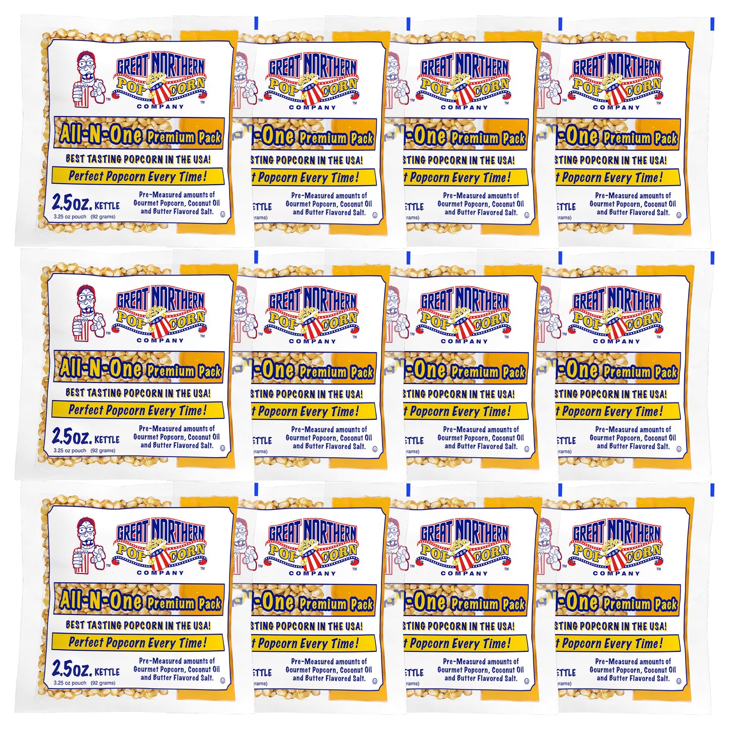 Great Northern Popcorn 12-Count Popcorn Packs