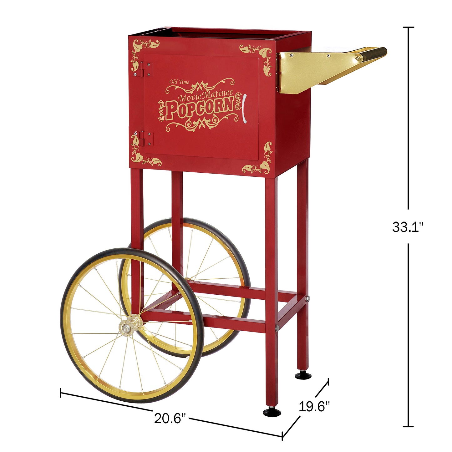 Matinee Popcorn Cart - Red