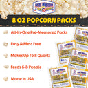 Great Northern Popcorn 8oz Size, 40 Kernel Pack Case