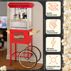Great Northern Popcorn 10oz Machine with Cart, Red