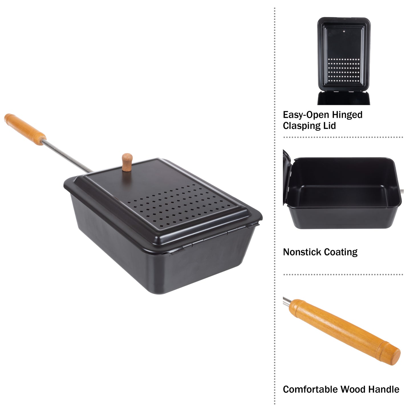 Great Northern Popcorn Nonstick Campfire Popper