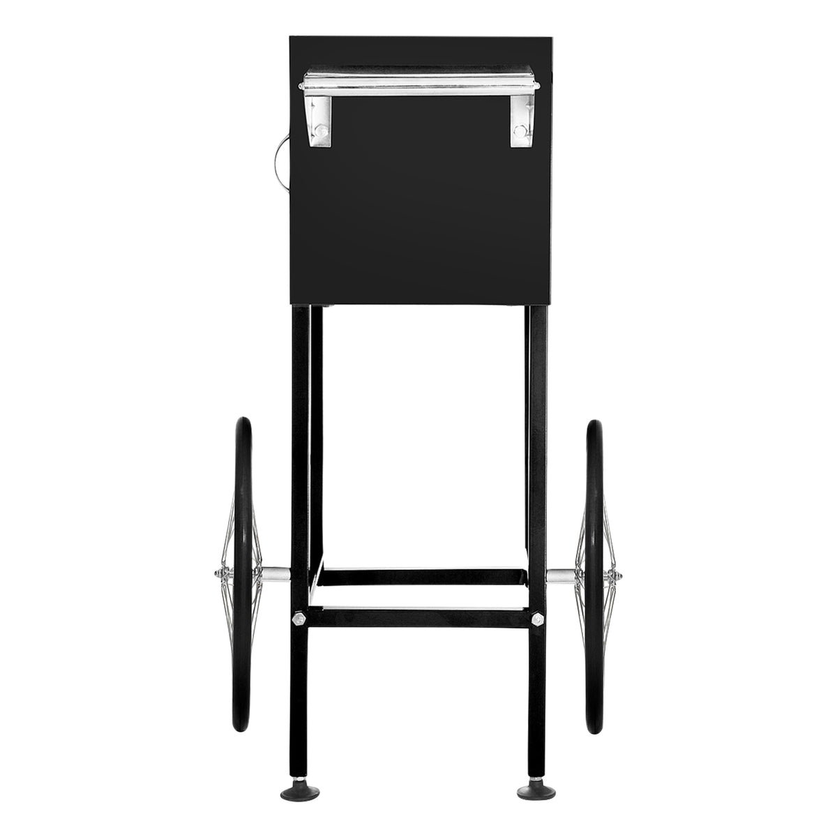 Great Northern Popcorn Matinee Rolling Cart, Black