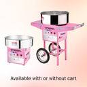 Cotton Candy Machine with Cart, Pink