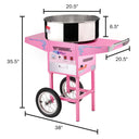 Cotton Candy Machine with Cart, Pink