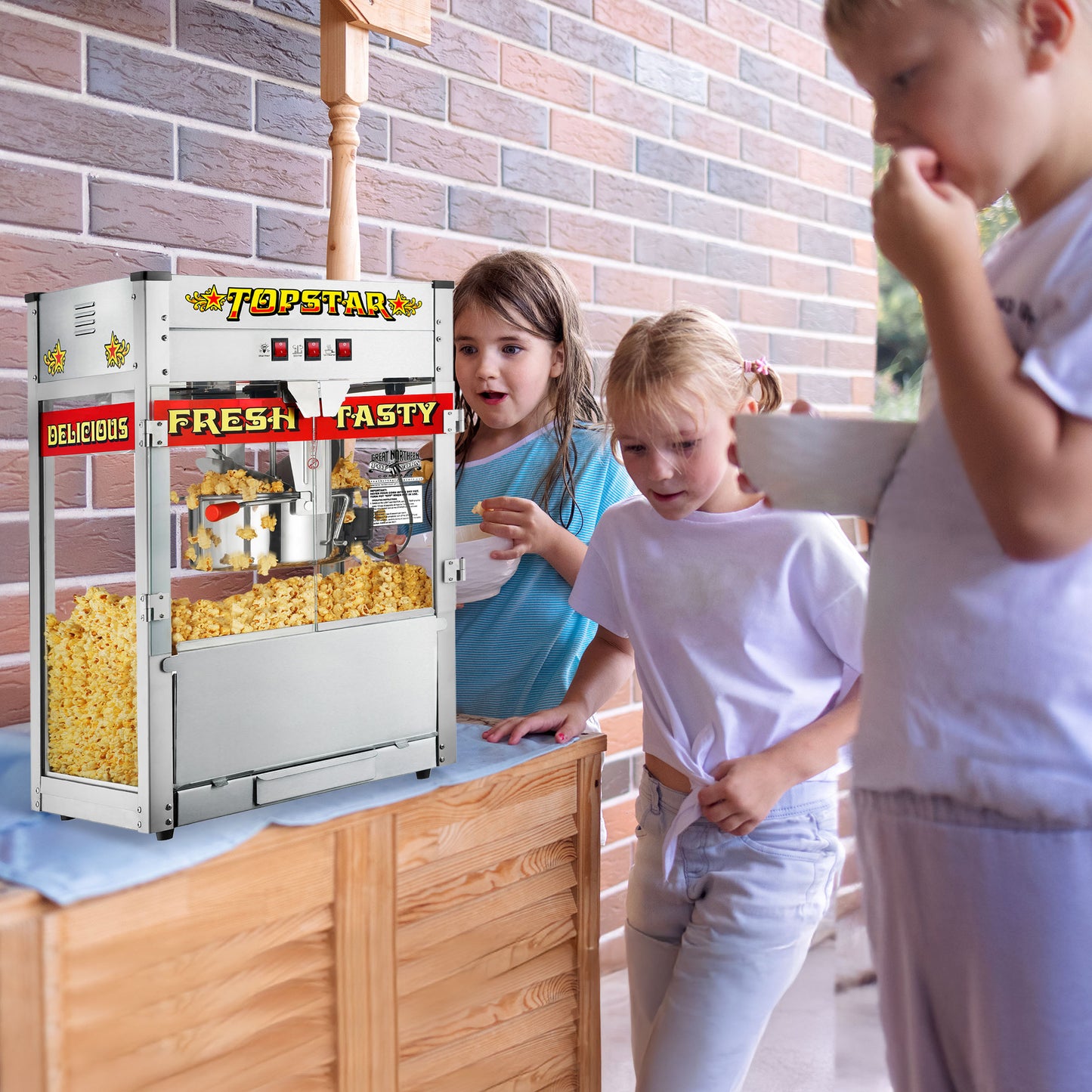 Great Northern Popcorn 12oz Popcorn Machine, Red