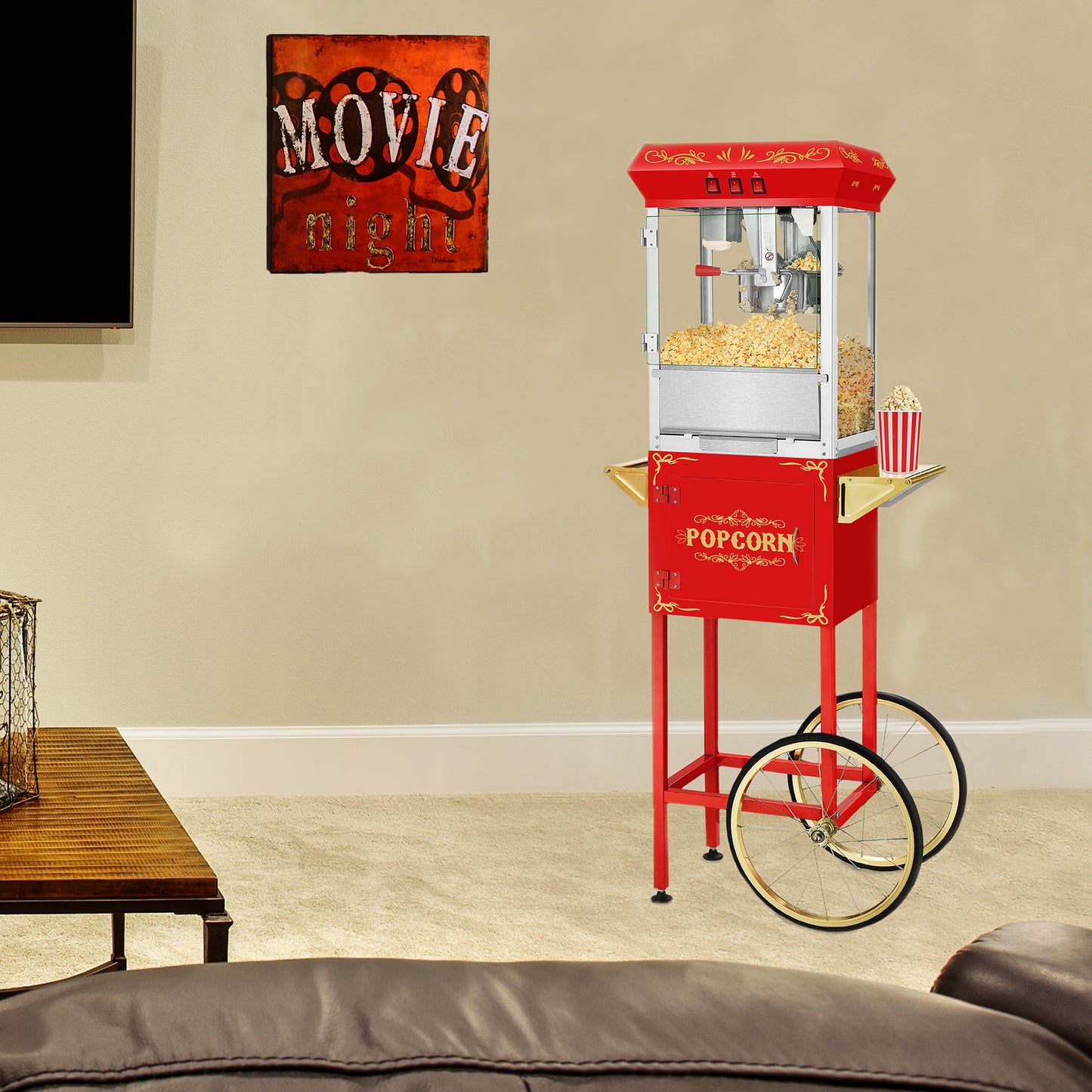 Great Northern Popcorn Movie Night Popcorn Cart