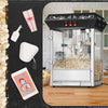 Great Northern Popcorn 8oz Popper with Cart, Black