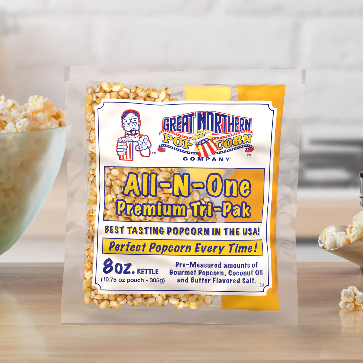Great Northern Popcorn 8oz Size, 40 Kernel Pack Case