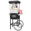 Great Northern Popcorn 8oz Popper with Cart, Black