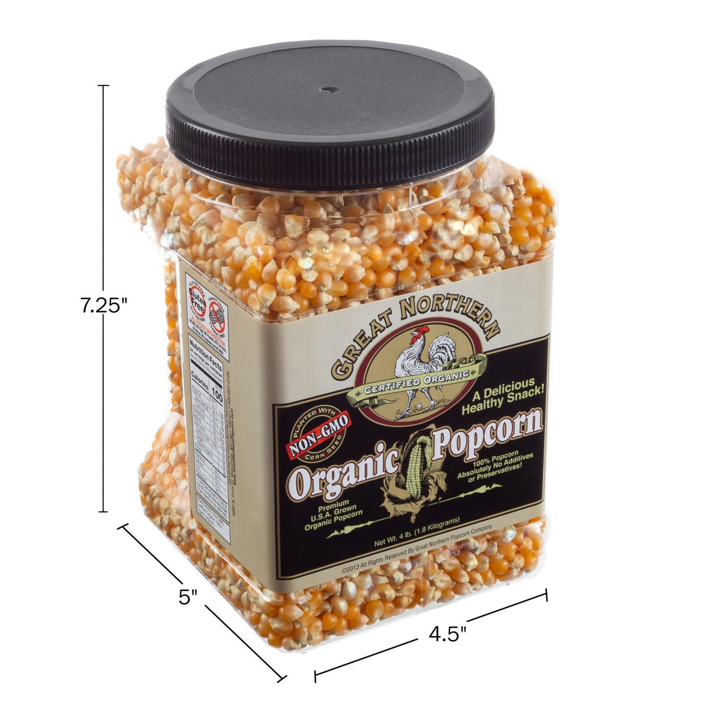 Great Northern Popcorn 4lb Jug of Popcorn Kernels